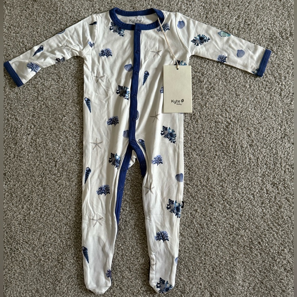 Kyte Baby Footie in Seashell
